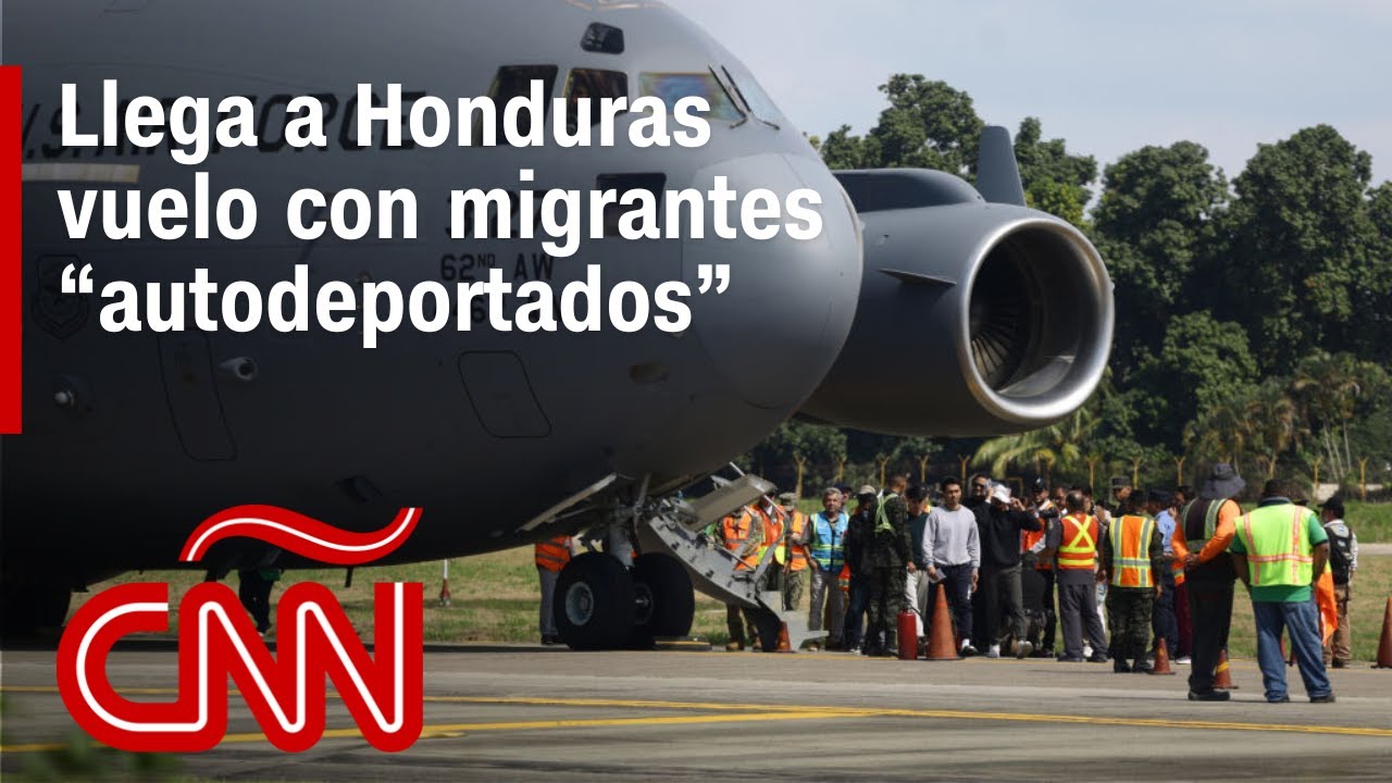 Llega a Honduras vuelo con migrantes “autodeportados” que podrían recibir US$ 1.000 por dejar EE.UU.