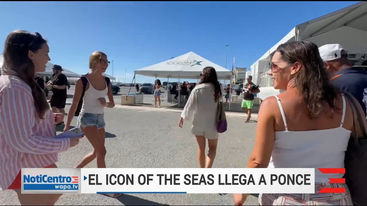 Llega el crucero más grande del mundo, el Icon of the Seas, a Ponce