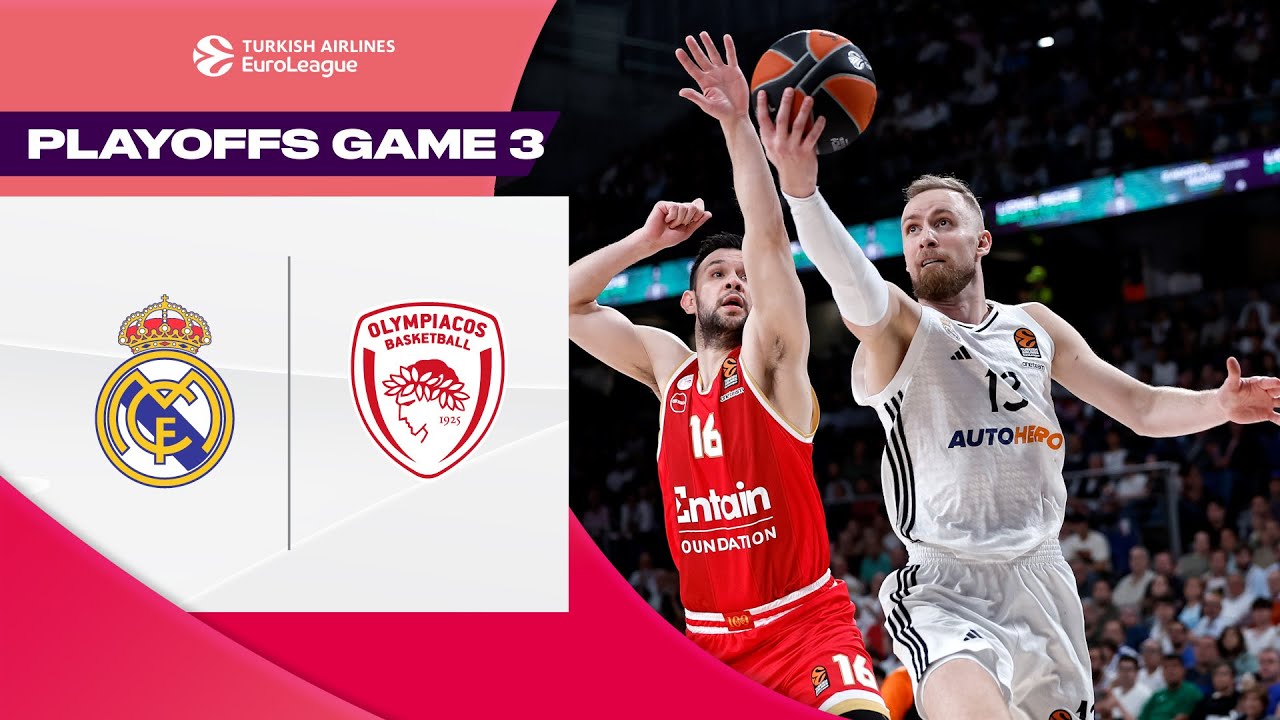 LLULL Ignites MADRID Comeback | Real Madrid - Olympiacos | BASKETBALL HIGHLIGHTS PLAYOFFS 2025