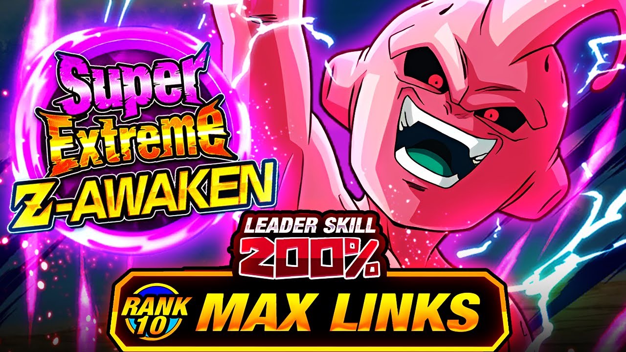 LMAOOOOOOOOOOO!!! LEVEL 10 LINKS 100% SUPER EZA PHY KID BUU! (DBZ: Dokkan Battle)