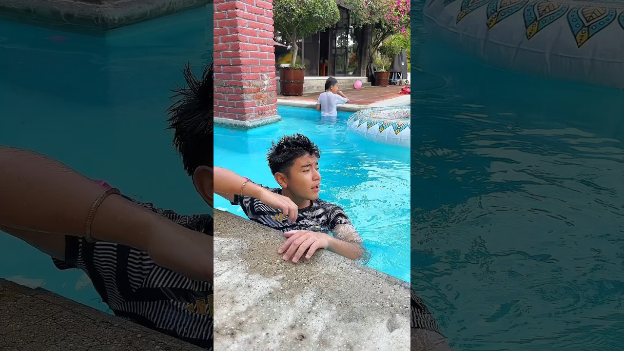 LO BIEN QUE ME LA PASO EN MI PISCINA!! 🏊🏼‍♂️