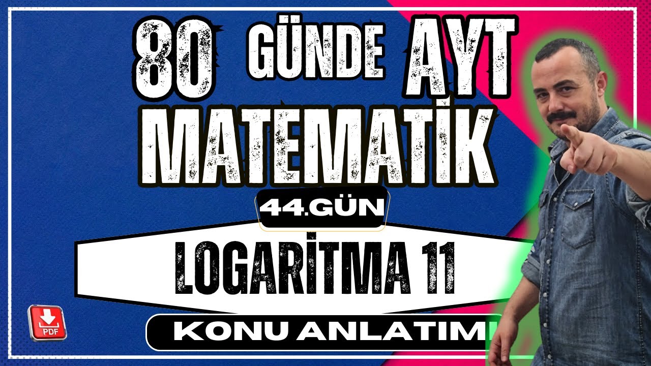 🟥Logaritma 11 ✅ Logaritma Fonksiyonu |80 Günde AYT Matematik |AYT Matematik Kampı