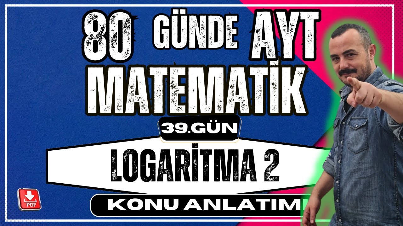 🟥Logaritma 2 ✅ Üstel Fonksiyon Grafiği |80 Günde AYT Matematik |AYT Matematik Kampı