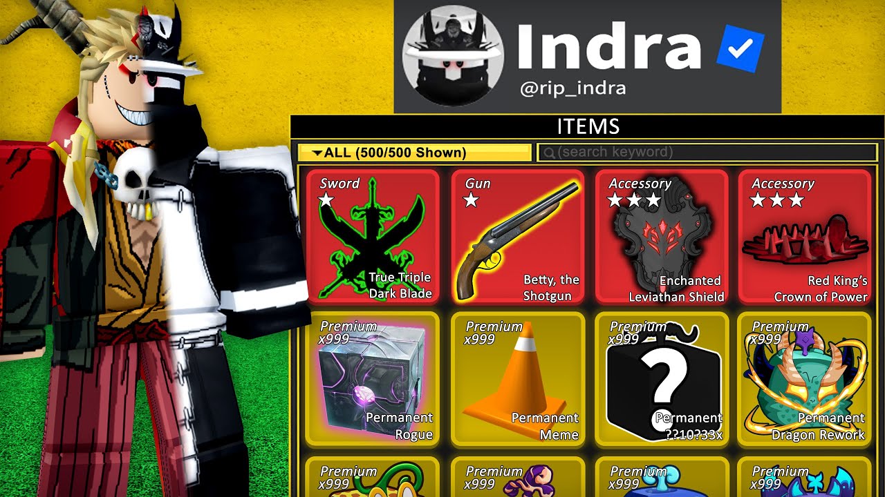 Logging into the Blox Fruits Owner's Account