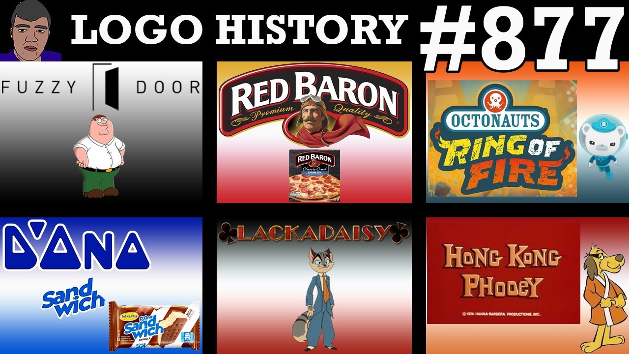LOGO HISTORY #877 - Red Baron, Fuzzy Door Productions, Octonauts & the Ring of Fire & More...