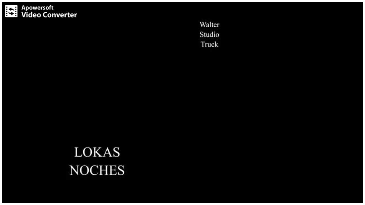 Lokas Noches - Walter Studio Truck