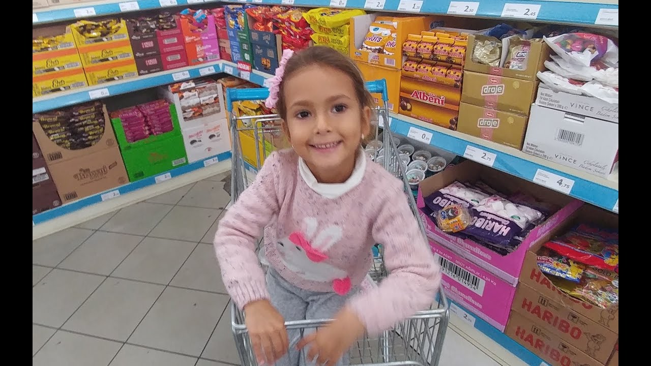 Lokum challenge alışveriş, eğlenceli çocuk videosu
