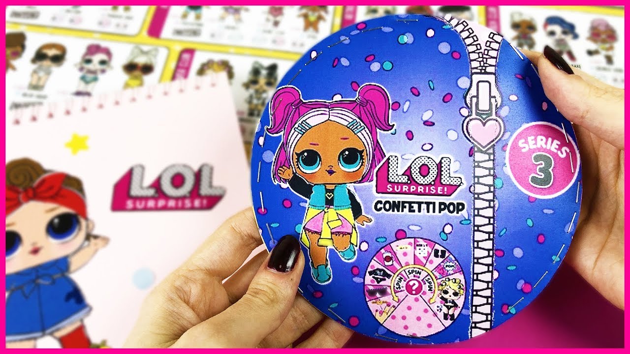 LOL Surprise Toy Confetti Pop LOL Diary 2 Dila Kent