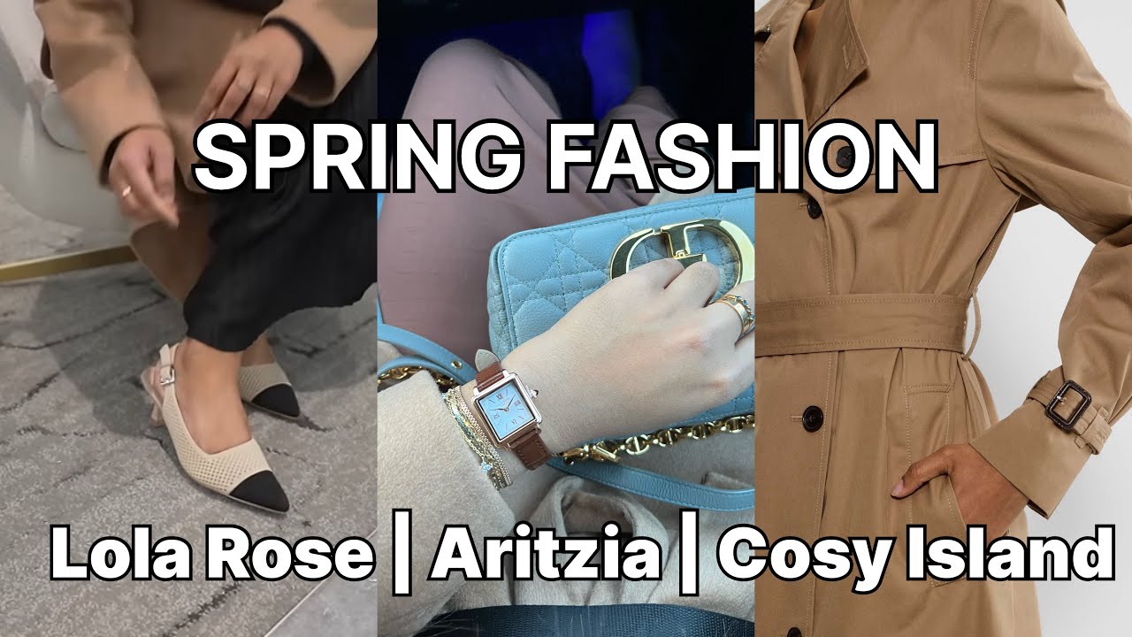 Lola Rose Timepiece Review | Aritzia Spring Fashion: New Trench & Classic Pointed Cozy Island Pumps