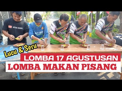 LOMBA 17 AGUSTUSAN  JADUL TAPI SERU / LOMBA MAKAN PISANG
