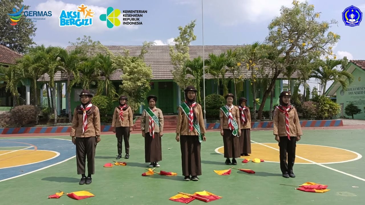 Lomba Video Dance Semaphore Aksi Bergizi SMA Negeri 6 Metro