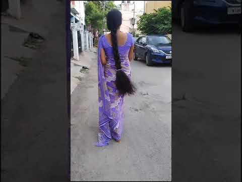 long hair | beautiful hairs | aunty back walk