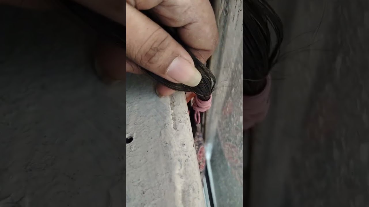 Long Hair Braid Touching In Public Bus || Braid Touching ||