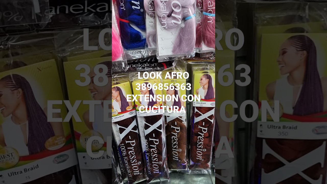 LOOK AFRO prodotti afro treccine extension capelli veri