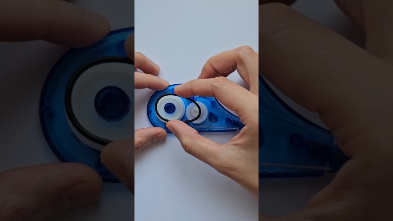 Look inside a correction tape (Tipp-Ex) #shorts