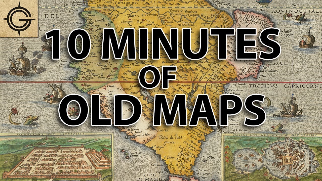 Looking at Interesting Old Maps for 10 Minutes