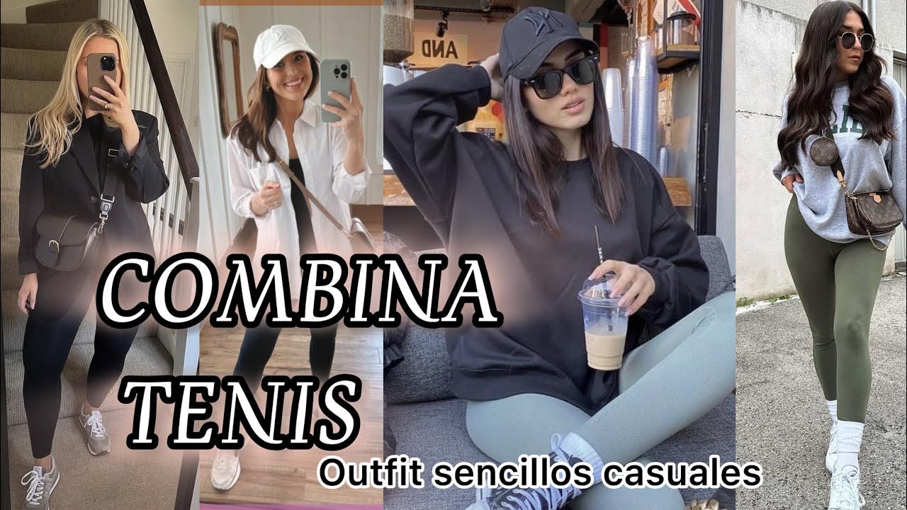 LOOKS CON TENIS / Ideas fáciles para lograr los casuales o deportivos MODA Y TENDENCIAS 2025