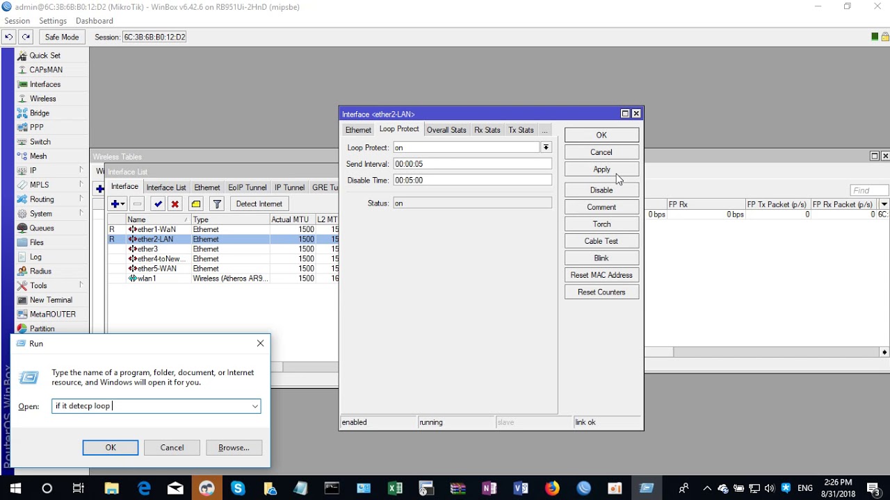 Loop Protect Mikrotik
