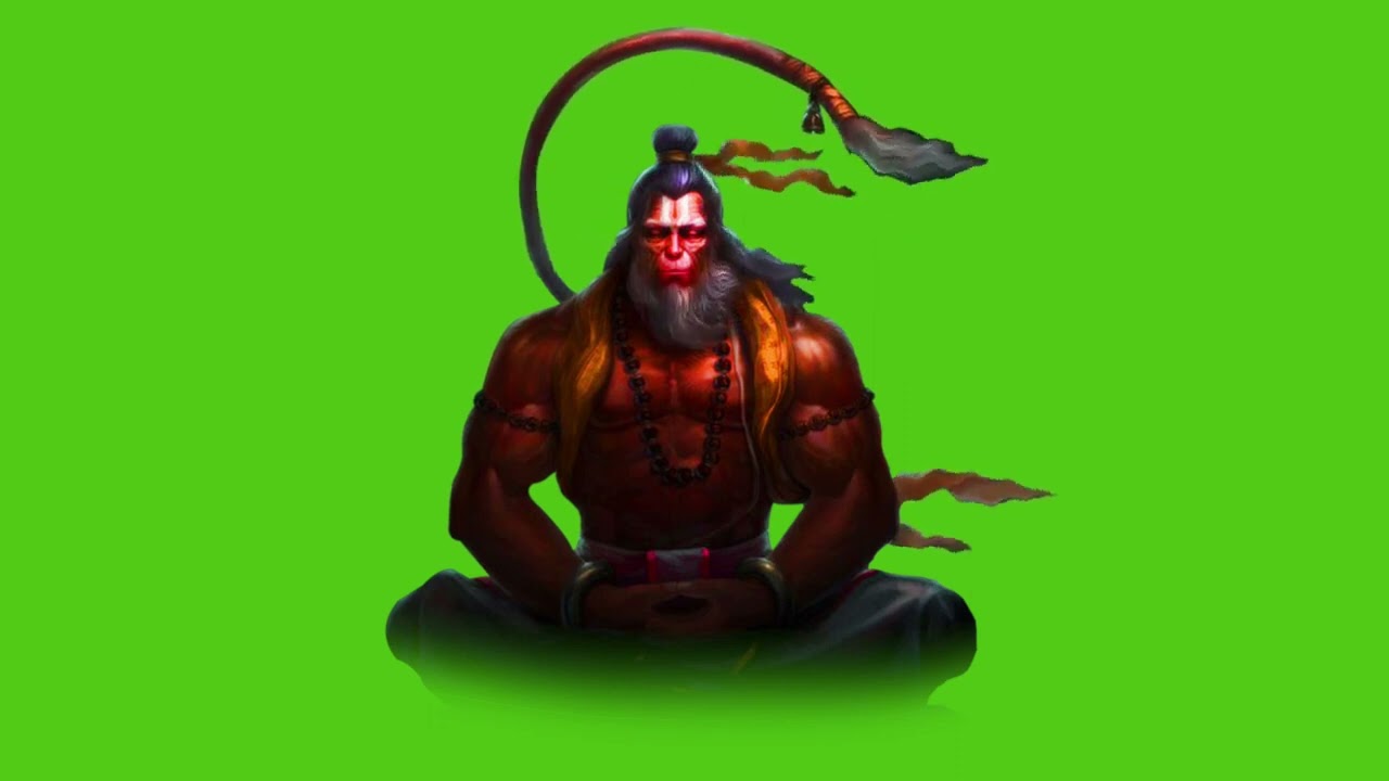 Lord Hanuman ji - Green Screen Video - Animation video - Jai Hanuman @Tripund-VFX-Lybrari-9
