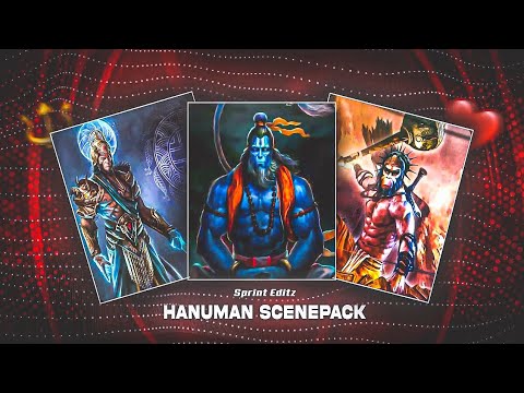 Lord Hanuman Scenepack 1080p || Sprint Editz || JPEG ♥️ || The Legend Of Hanuman