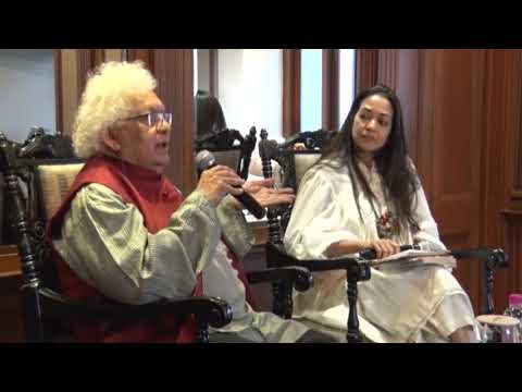 Lord Meghnad Desai with Esha Dutta