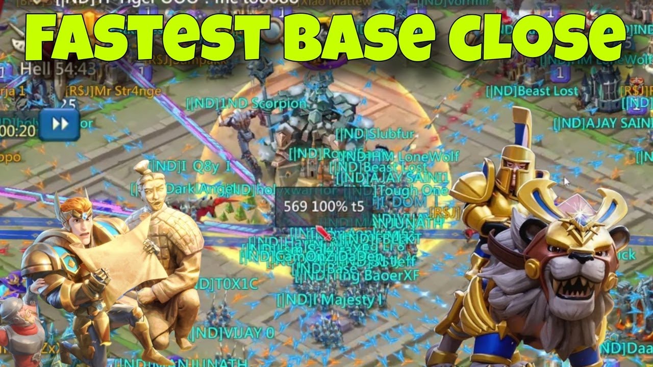 Lords Mobile - XiaoFufu got burned on wonder war. Closed base before forts