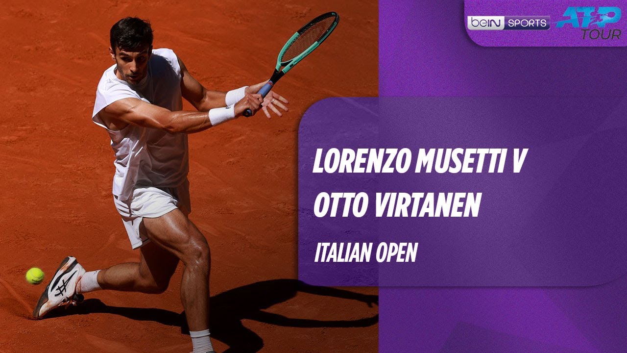 Lorenzo Musetti v Otto Virtanen | Italian Open | Match Highlights