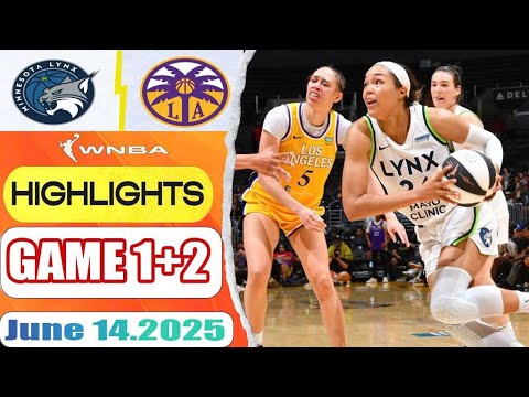 Los Angeles Sparks VS Minnesota Lynx Game 1st+2nd Highlights June 14, 2025 WNBA Season 2025