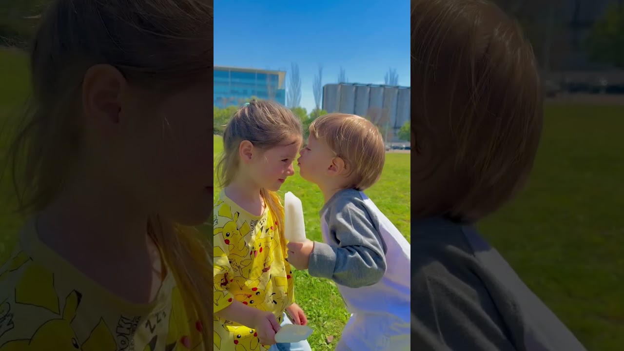 LOS HERMANITOS FERRO SE BESAN 😍 #beso #bebes #viral #shorts
