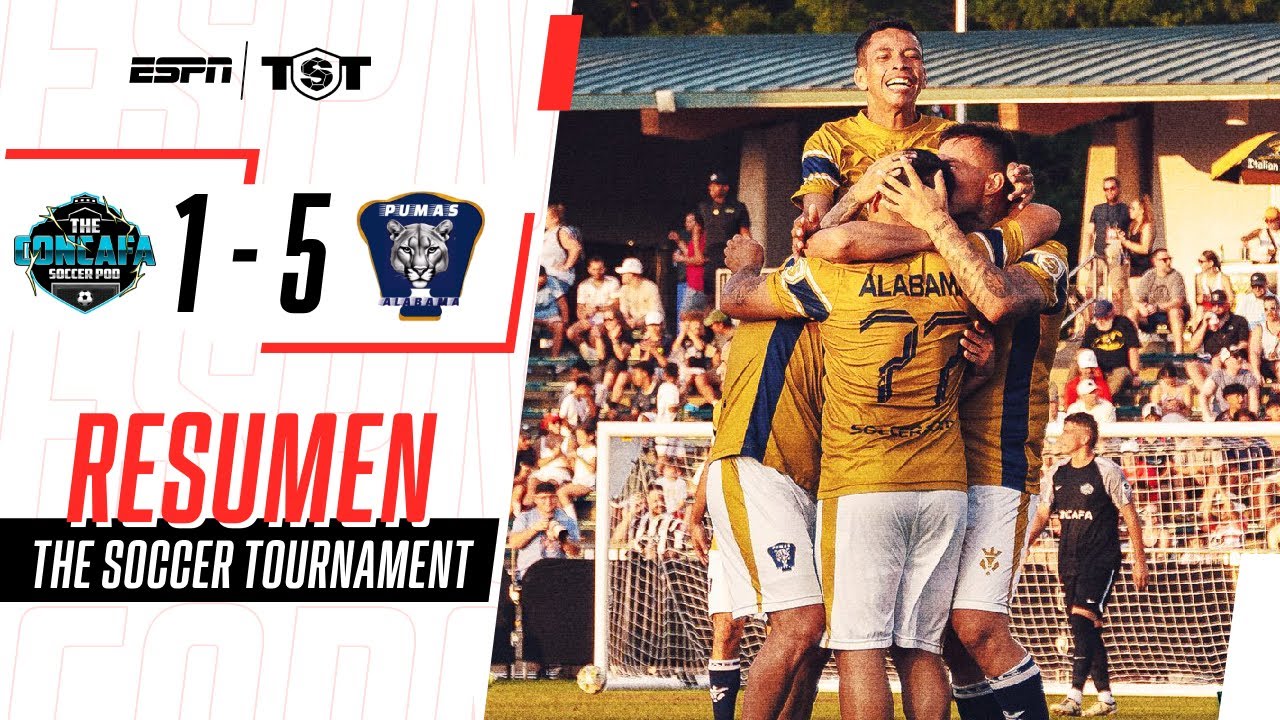 LOS PUMAS DE ALABAMA SE METIERON EN LA FINAL TRAS UNA GOLEADA | CONCAFA SC 1-5 Pumas | RESUMEN