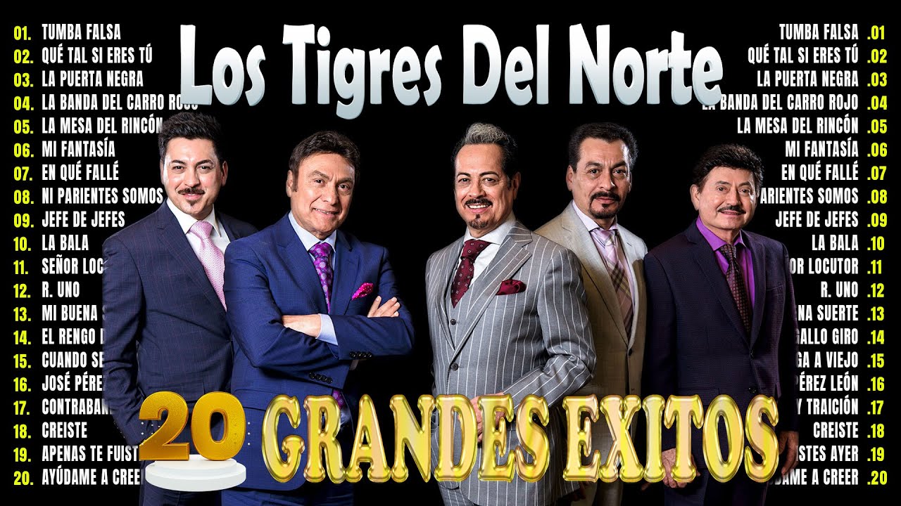 Los Tigres Del Norte - 1 Hora de Éxitos de Corridos de Los Tigres del Norte - RECUERDOS DEL AYER