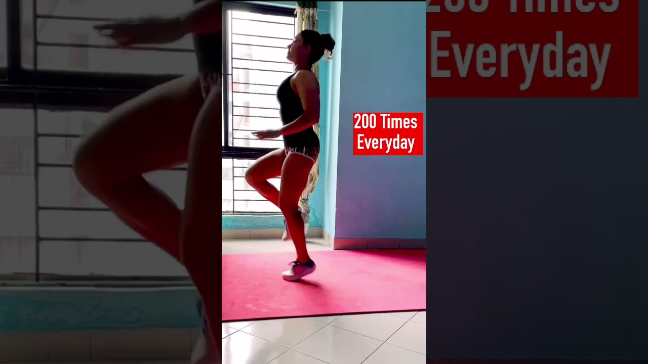 Lose belly and thigh fat in just 1 month with this easy exercise #losebellyfat #shorts #thighs
