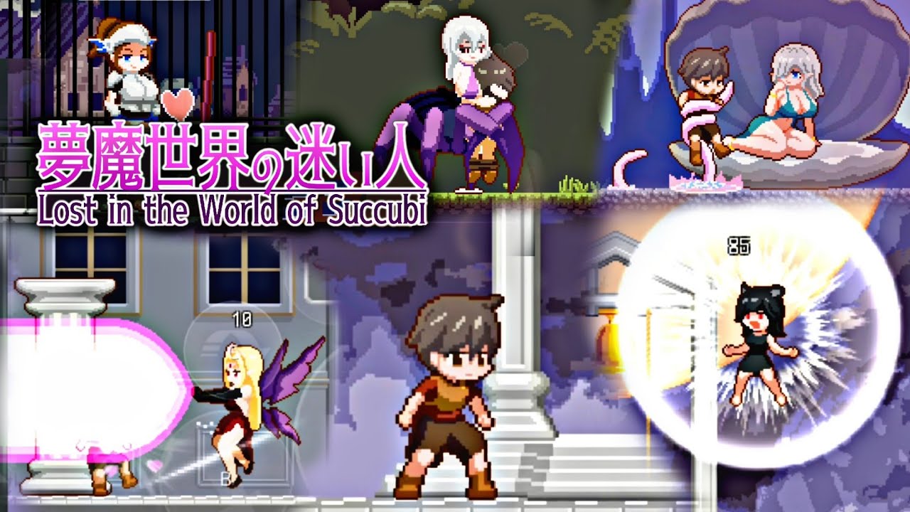 Lost In The World Of Succubi - All Bosses Fight GAMEPLAY ANDROID