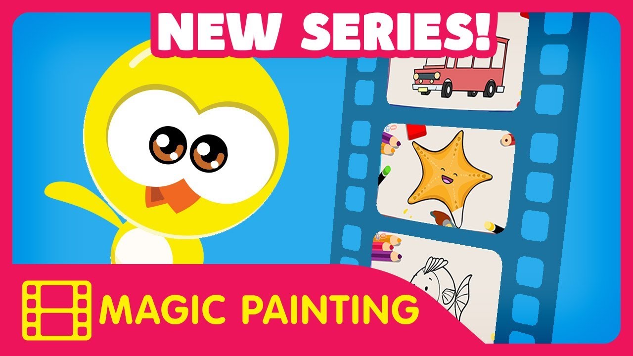 Lottie Dottie Mini | Magic Painting: Learn to Draw Animals | Kids Cartoons