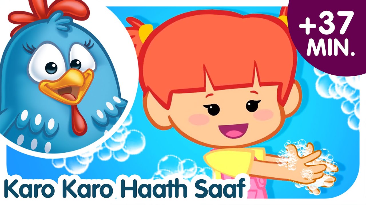 Lottie Dottie Murgi | Karo Karo Haath Saaf | Hindi Nursery Rhymes