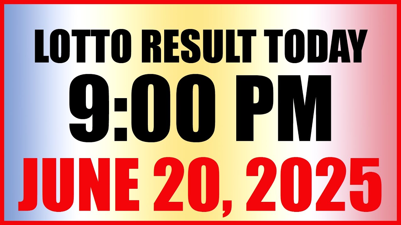 Lotto Result Today 9pm Draw June 20 2025 Swertres Ez2 Pcso
