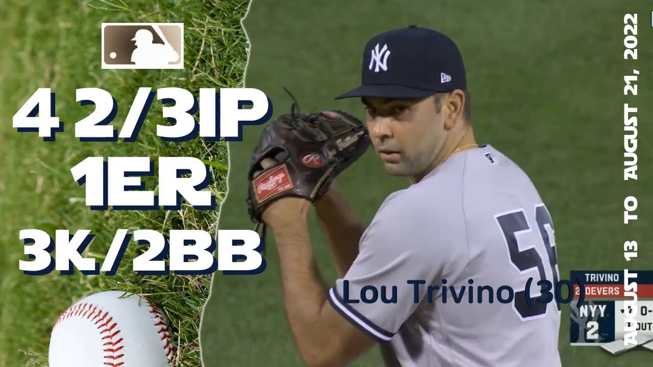 Lou Trivino | Aug 13 ~ 21, 2022 | MLB highlights