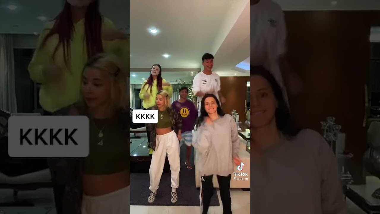 Loud Miih dançando com os amigos - tik tok Loud Miih