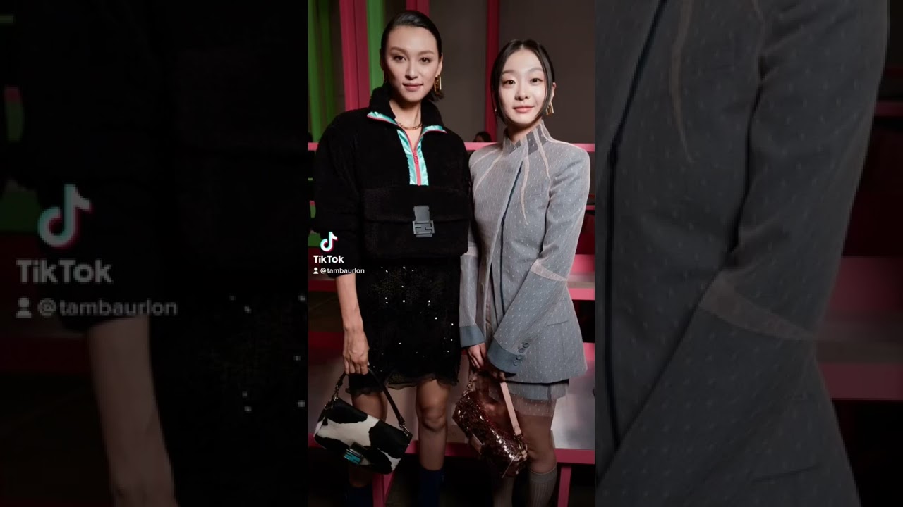 #LouiseWong & #DamiKim at the #Fendi show in Milan !! #TamTonight