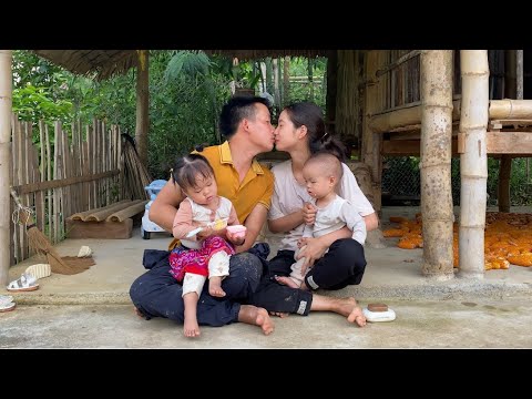 Love helps Ngoan's life change: taking care of children, gardening, cooking, washing...