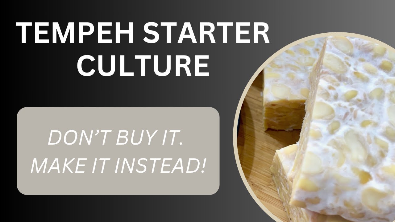 LOVE TEMPEH? Make your own tempeh starter to enjoy endless homemade tempeh!