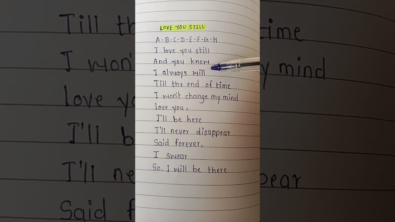 Love you Still 🌼 ~ Tyler Shaw #songlyrics