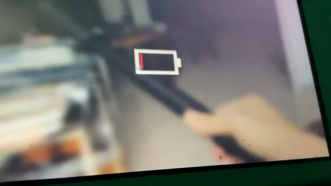 Low battery tv switch empty
