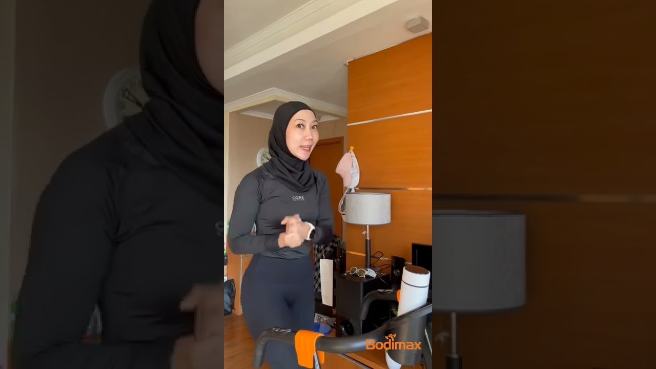 lower body workout cewek jilbob sexy