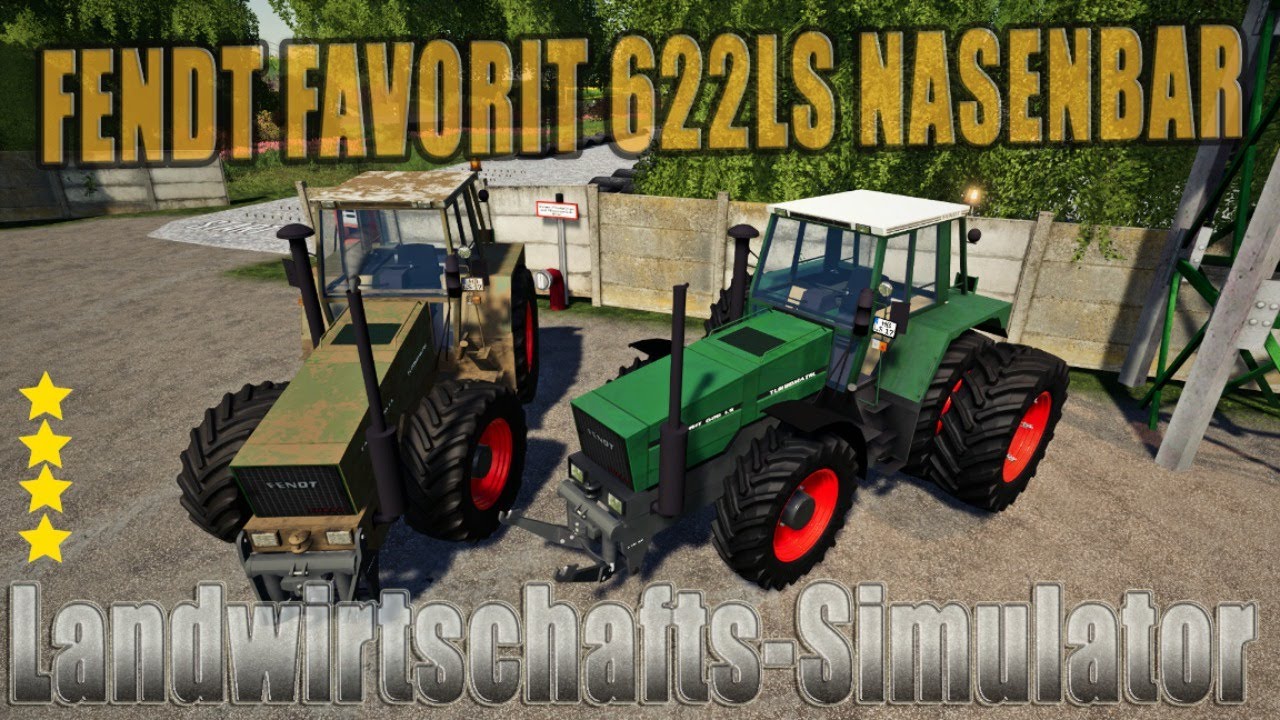 LS19 Modvorstellung  : FENDT FAVORIT 622LS NASENBAR V1.0.0.0 Ls19 Mods
