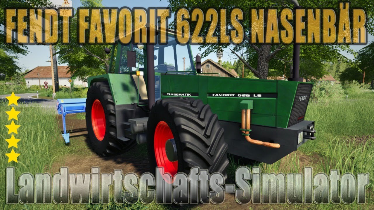 LS19 Modvorstellung  : FENDT FAVORIT 622LS NASENBAR V1.0.1 Ls19 Mods
