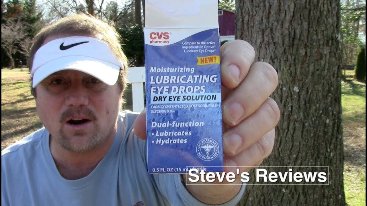 Lubricating Eye Drops From CVS ~ Steve's Reviews