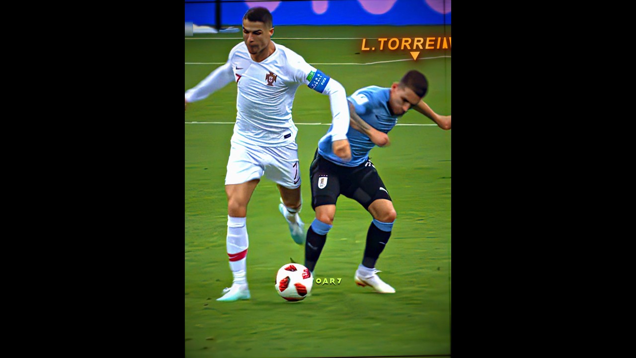 Lucas Torreira's demolition by CR7 ☠️ #shorts #ronaldo #football #cristianoronaldo #viralvideo #cr7