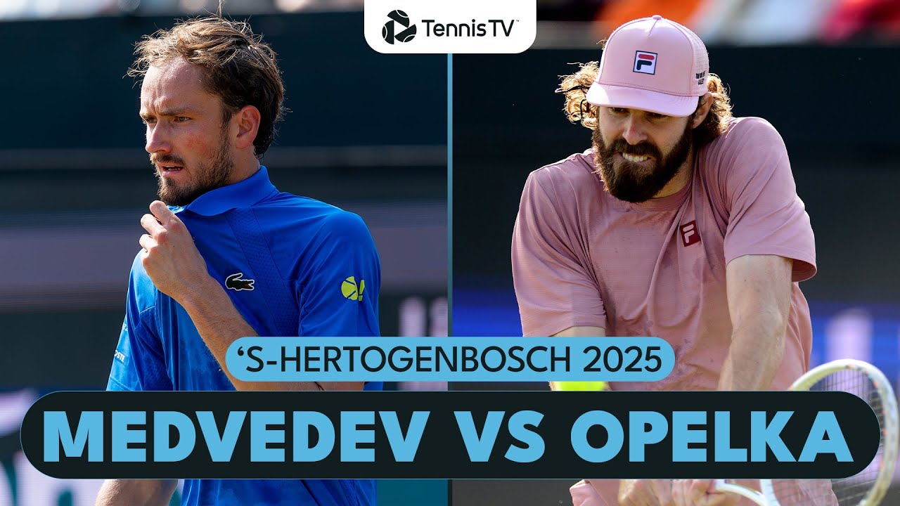 Lucky Loser Reilly Opelka UPSETS Medvedev | 's-Hertogenbosch 2025 Highlights