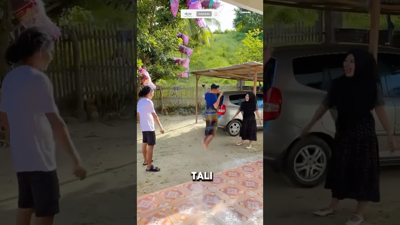 Lucu Banget! Celana Dalamnya Melorot Saat Lompat Tali❗️😱 #shorts #shortvideo